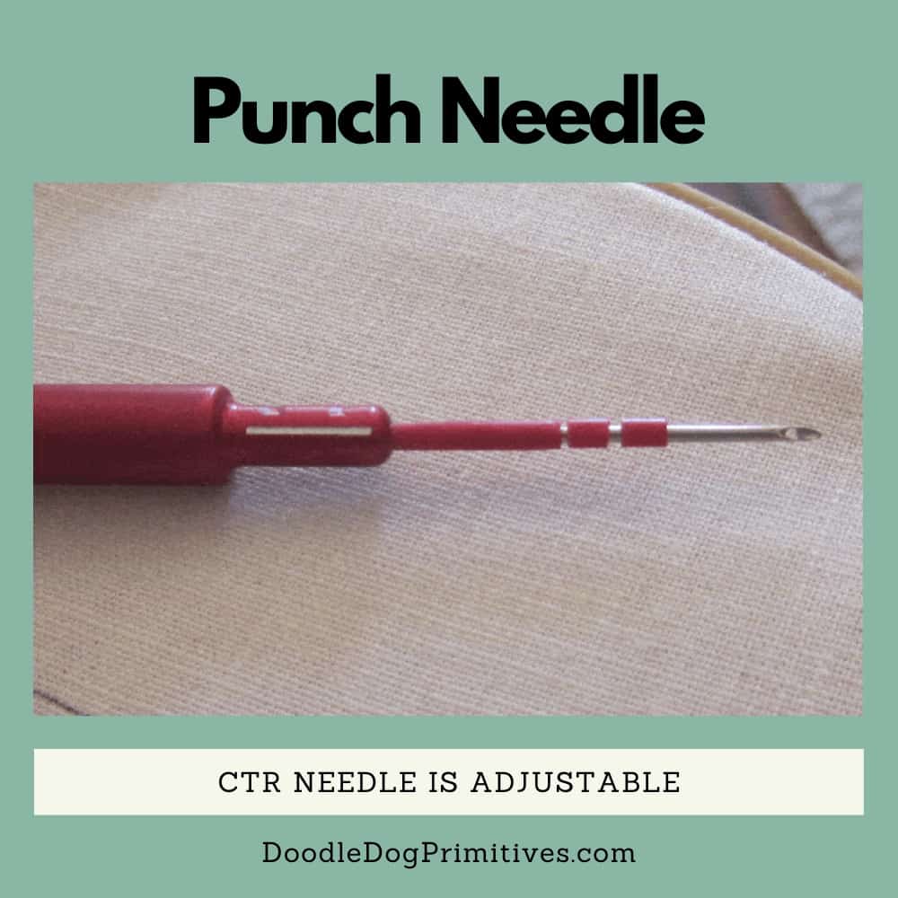 CTR punch needle is adjustable