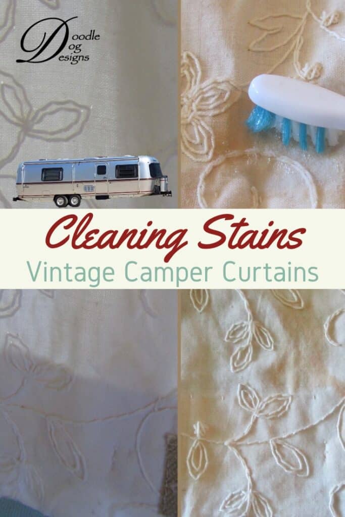 Cleaning Vintage Camper Curtains