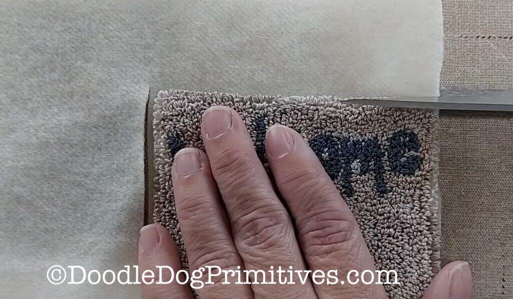 cut backing