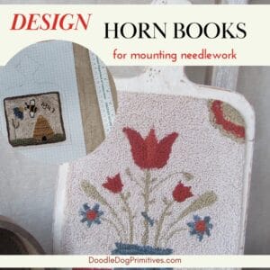 designing wooden horn books