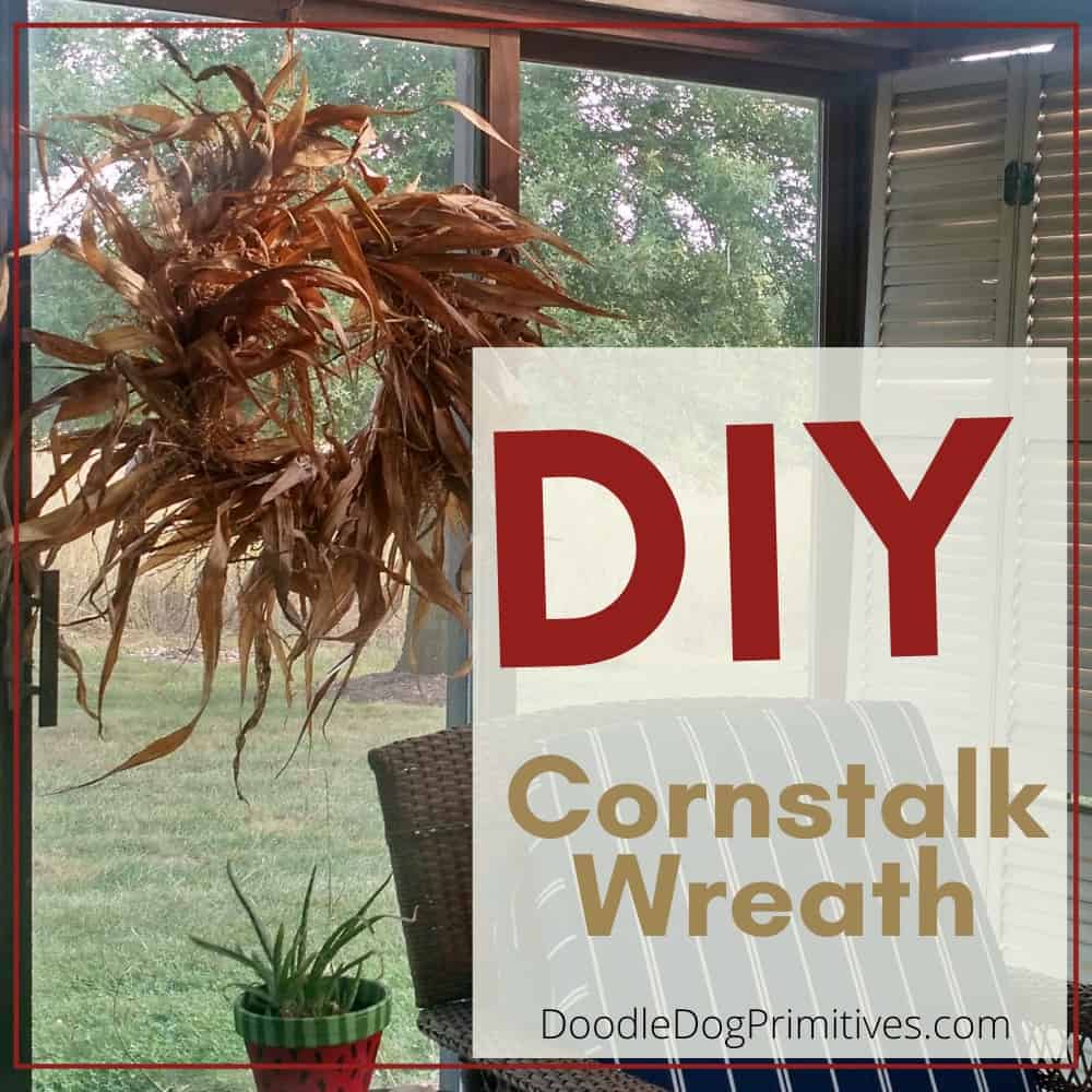 diy cornstalk wreath