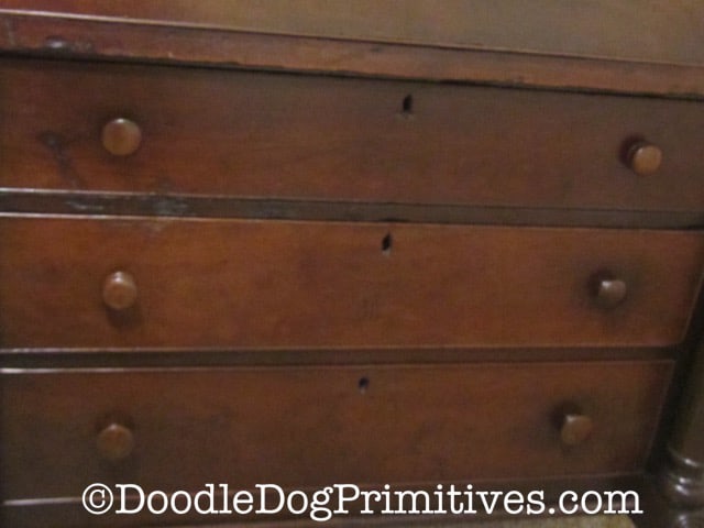 Restored drawers