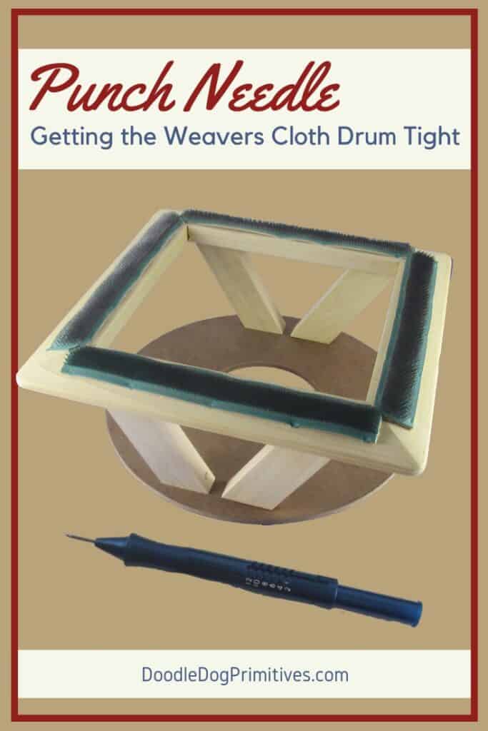 getting the weavers cloth drum tight