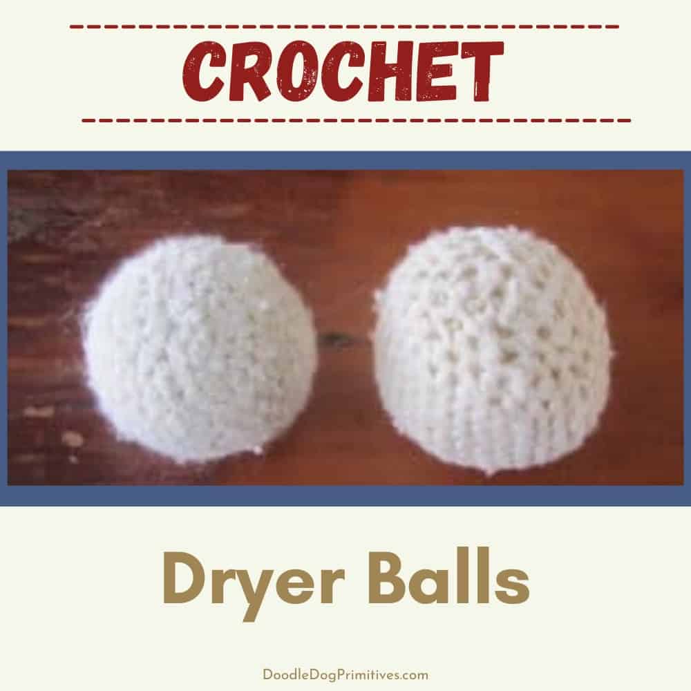 crochet dryer balls