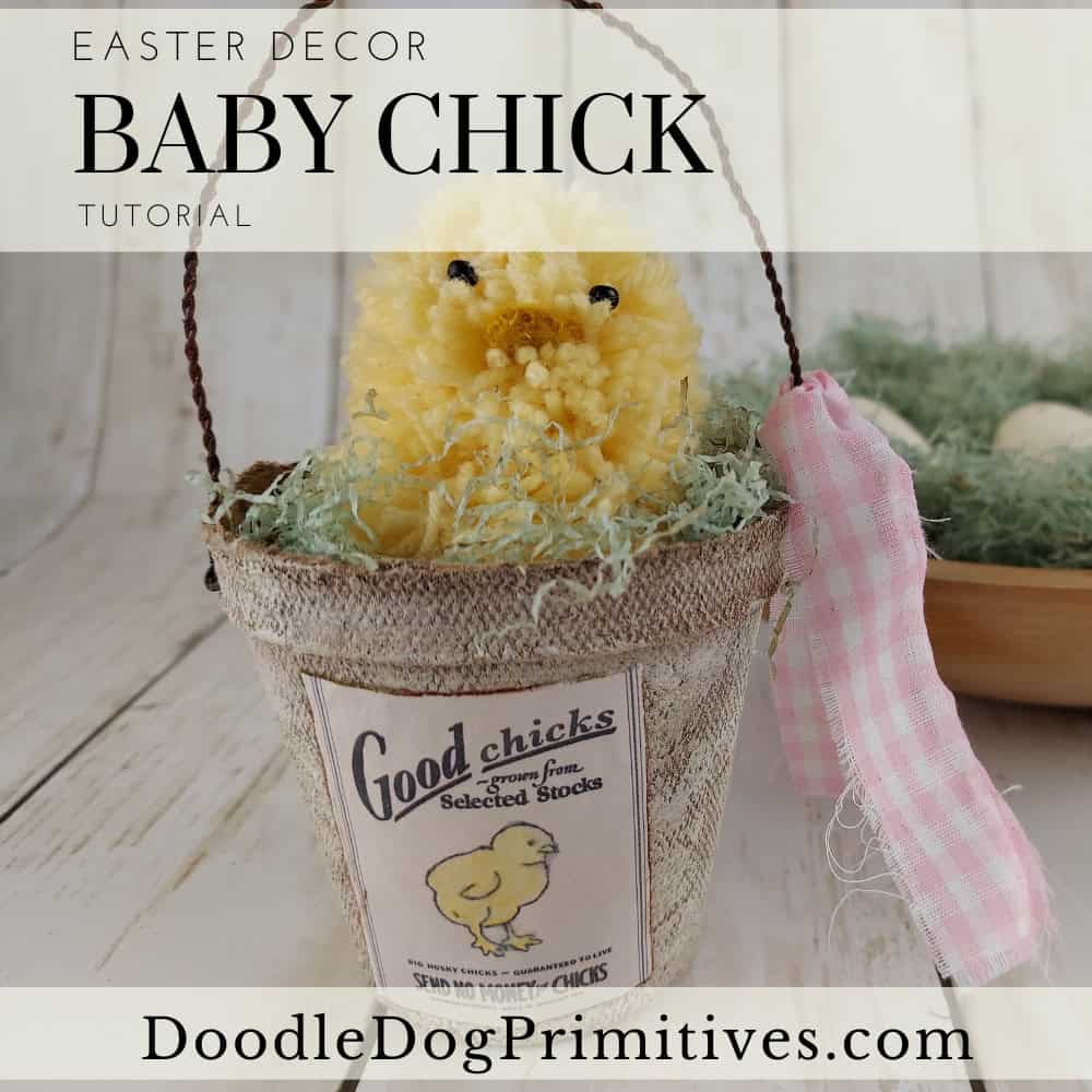 easter chick tutorial