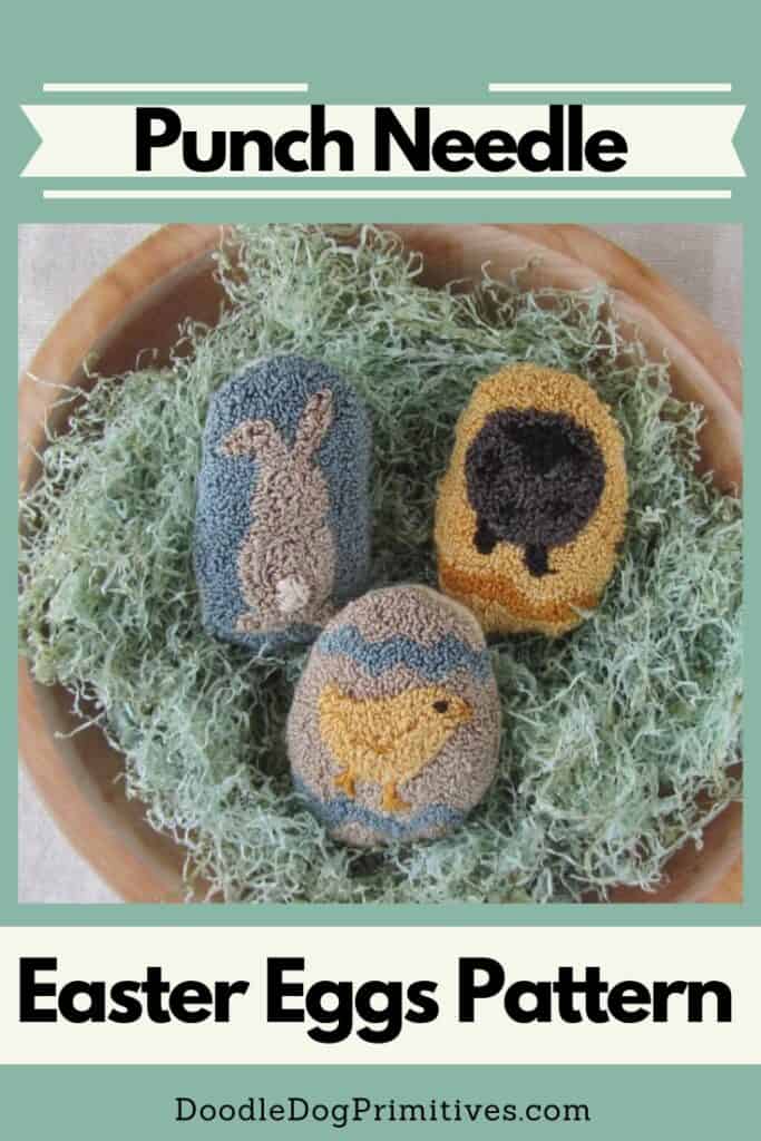 Easter Egg punch needle pattern