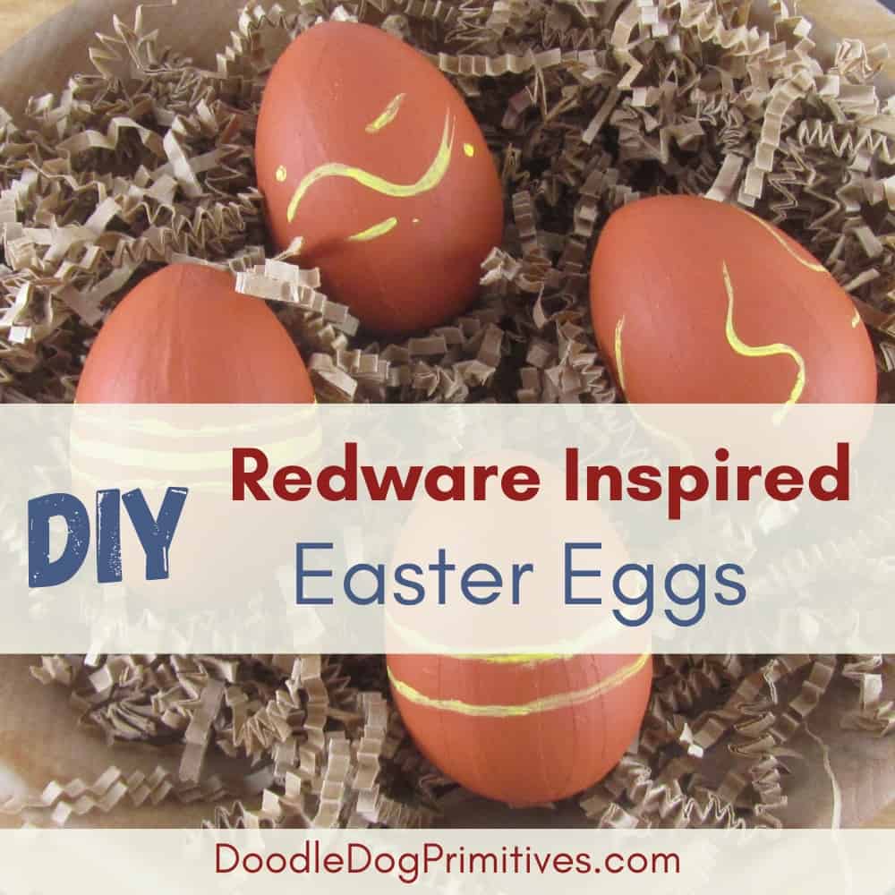 Craft Tutorial for Redware Eggs