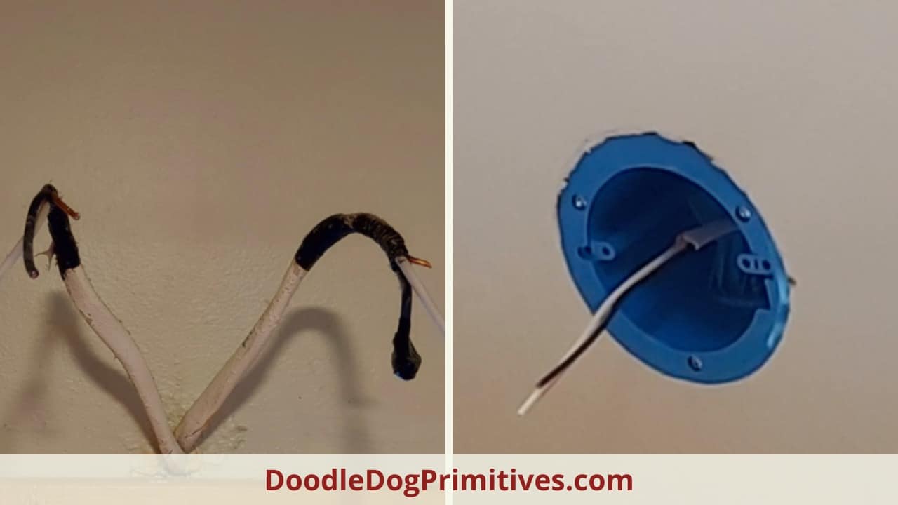 Kitchen Sink Light Update - DoodleDog Designs Primitives