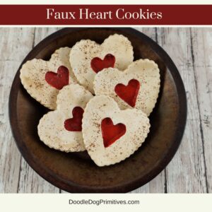 Faux Heart Cookies