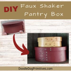 faux shaker box
