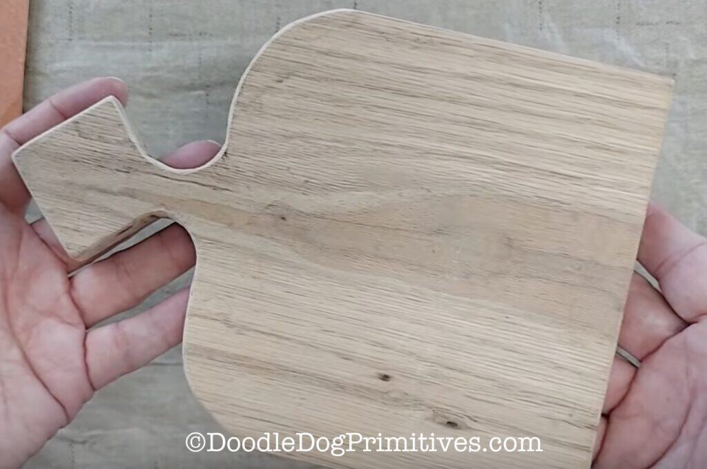 finished cut wooden horn book