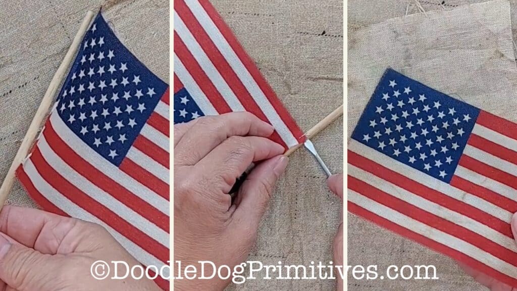 Flag preparation
