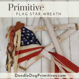 flag star wreath
