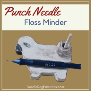 punch needle floss minder