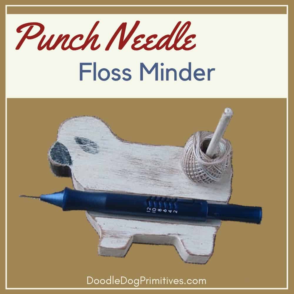 punch needle floss minder