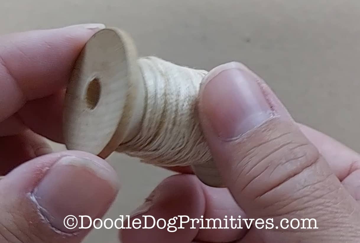 Organize Embroidery Floss - DoodleDog Designs Primitives - Embroidery Floss On Floors Dogs