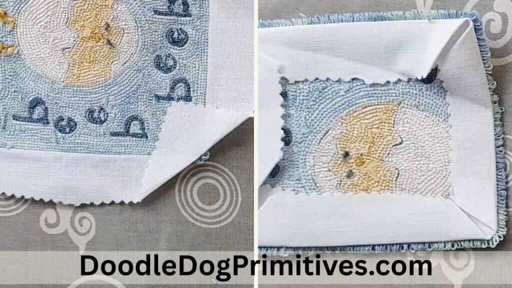 fold back edges weavers cloth