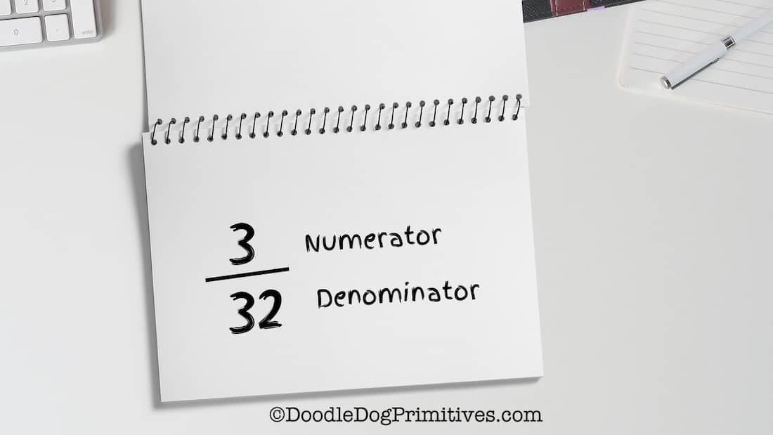 Rug Hooking Cut Sizes for Wool Strips DoodleDog Designs Primitives