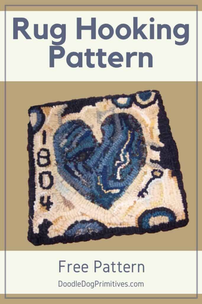 Free Hooked Rug Heart Pattern