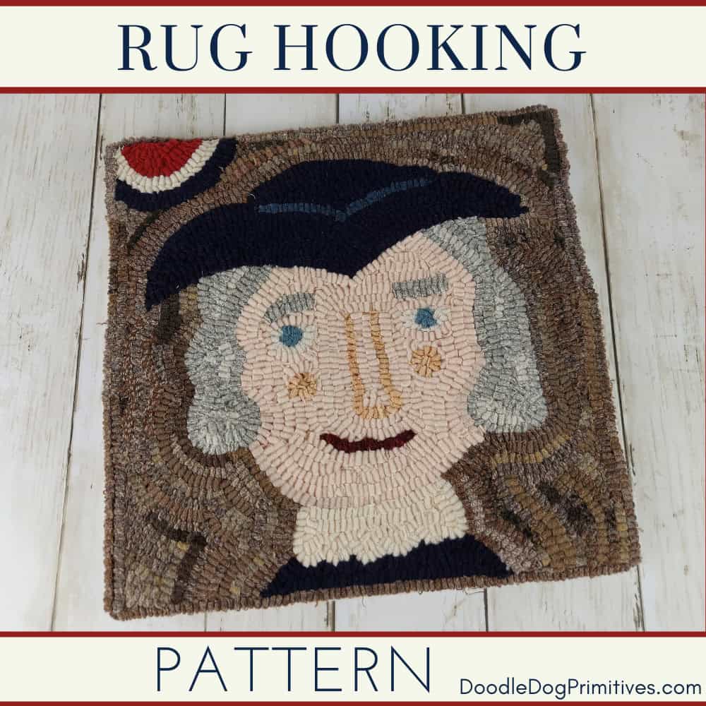 george washington rug hooking pattern