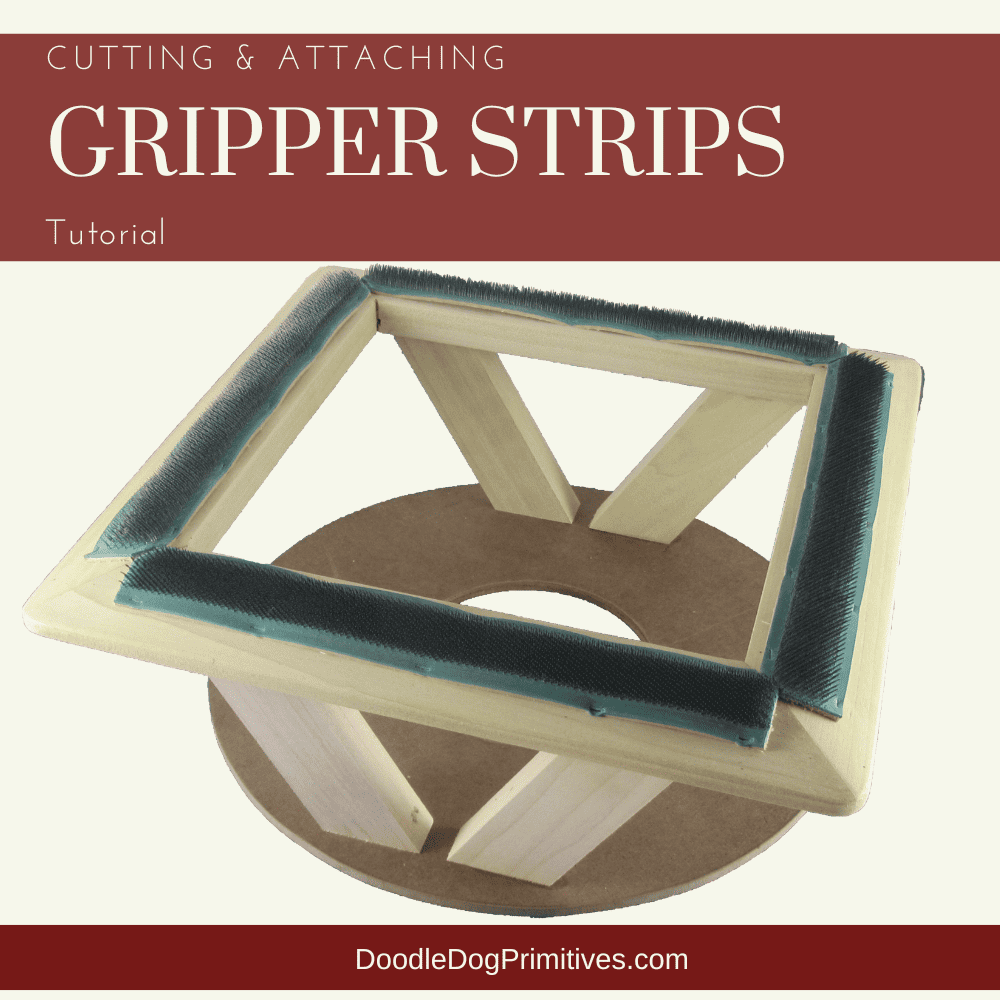 cutting and attaching gripper strips