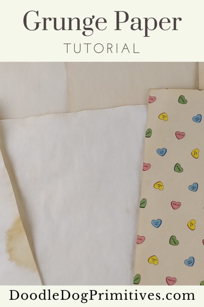 grunge paper tutorial 