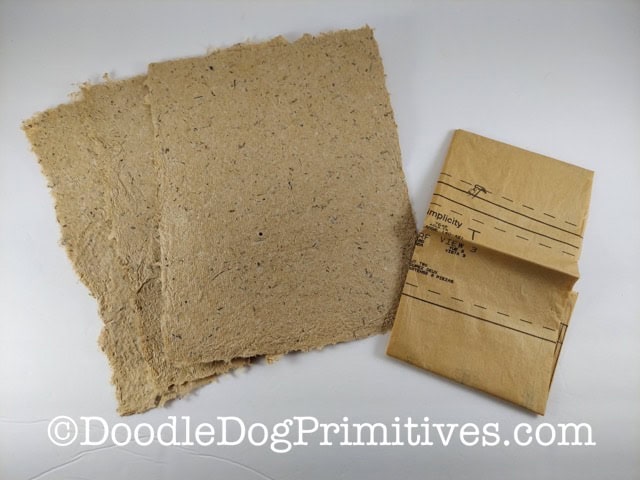 handmade primitive paper