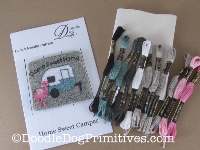 Camper Punch Needle Kit