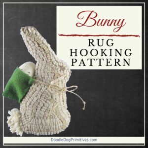 Hooked Rug Bunny Pattern