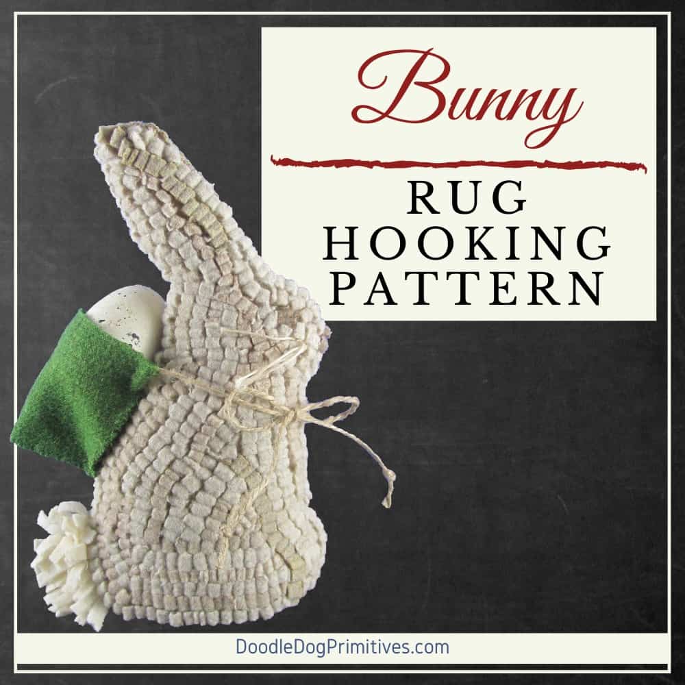 Hooked Rug Bunny Pattern