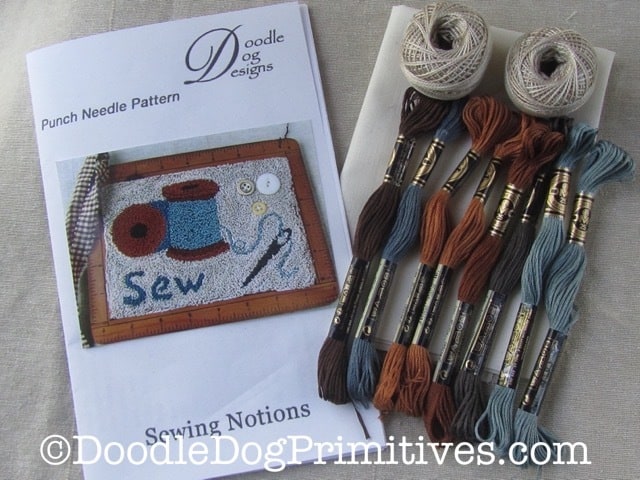 sewing notions punch needle kit