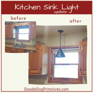 Kitchen sink light update