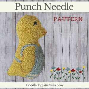 Mama Chick Punch Needle Pattern