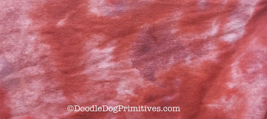 mottled over dye wool