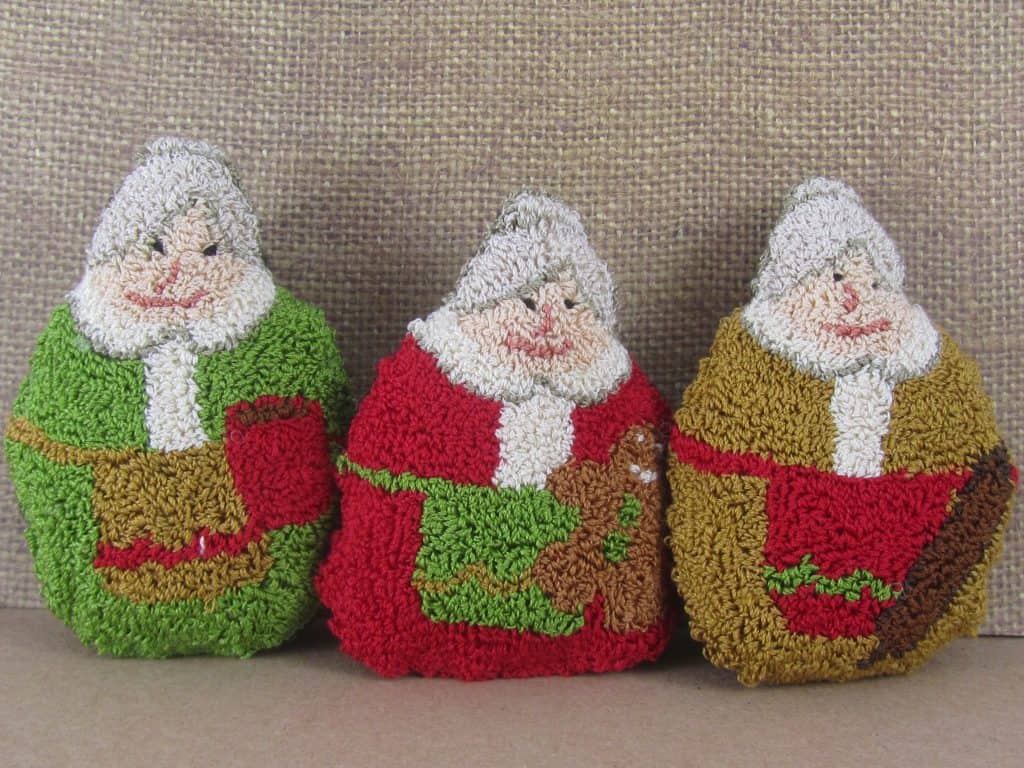 Mrs. Clause Punch Needle Pattern