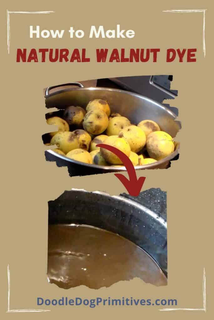 how to make natural walnut dye
