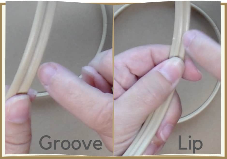 no slip groove & lip