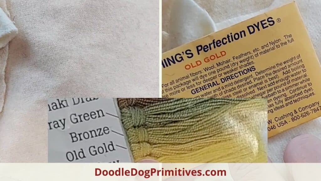 old gold wool