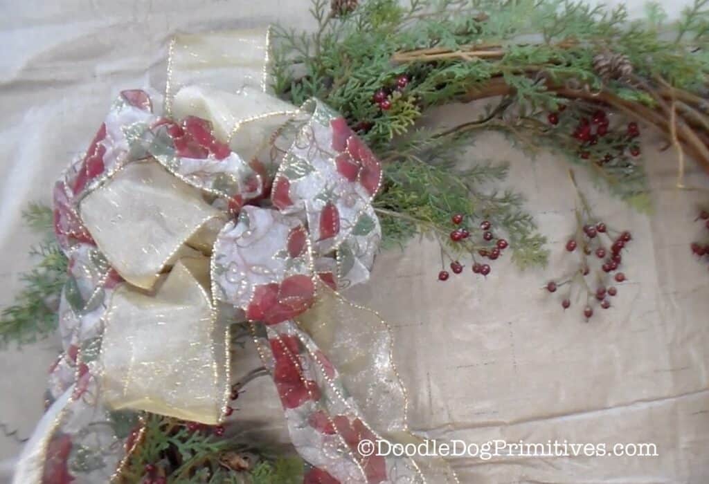 old Christmas wreath