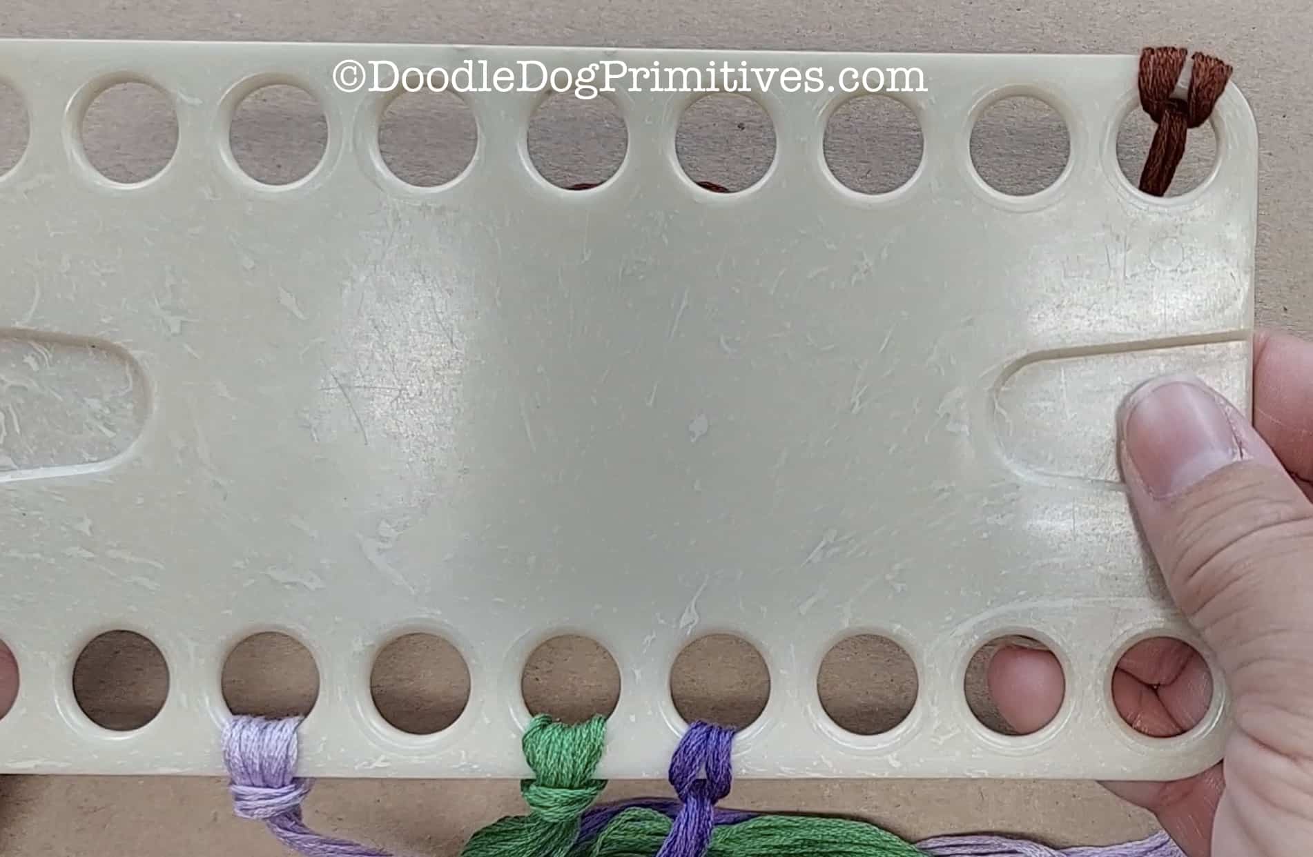 Image showcasing Organize Embroidery Floss - DoodleDog Designs Primitives