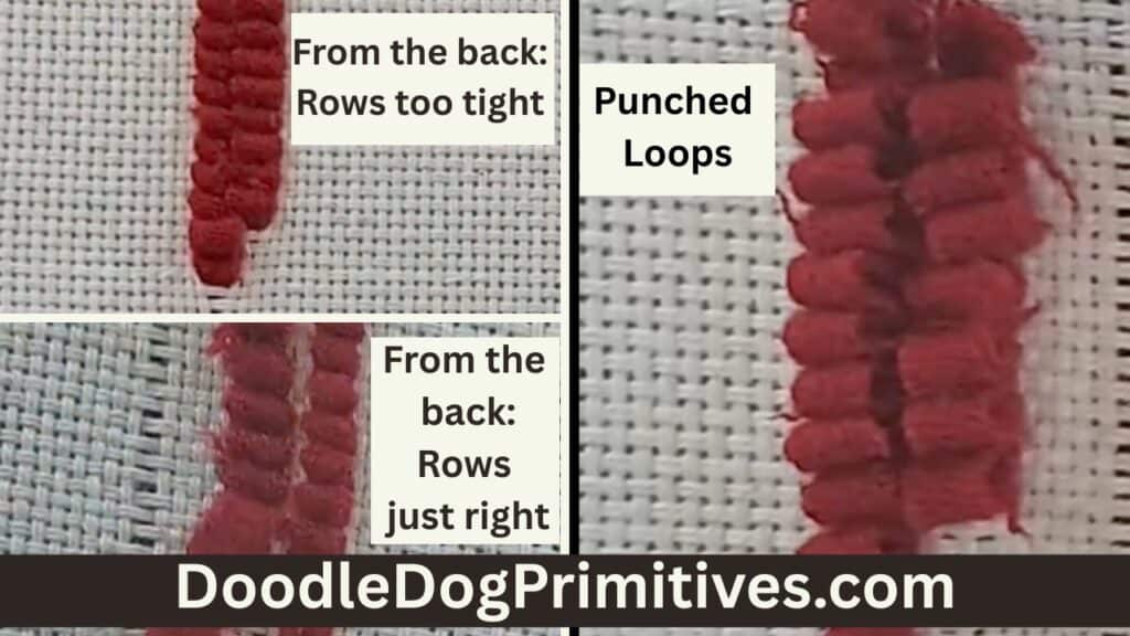 oxford punch needle punching