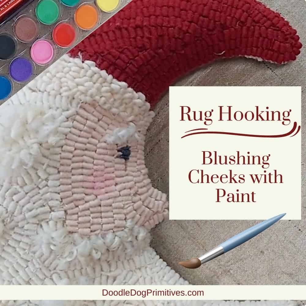 paint rug hooking -