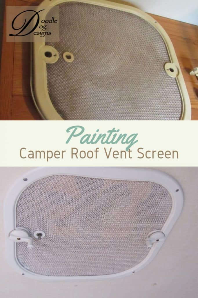 Updating the Roof Vent Screens in our Vintage Camper