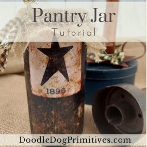 pantry jar tutorial