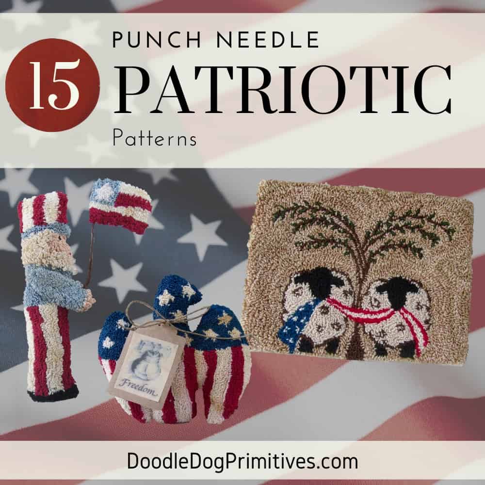 patriotic punch needle patterns