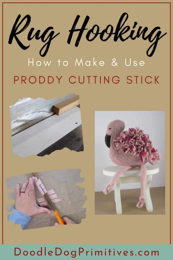 Rug Hooking Proddy Stick 