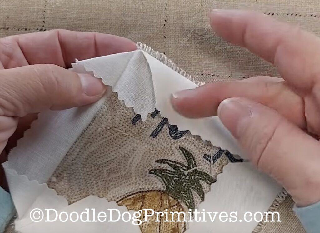 fold back edges