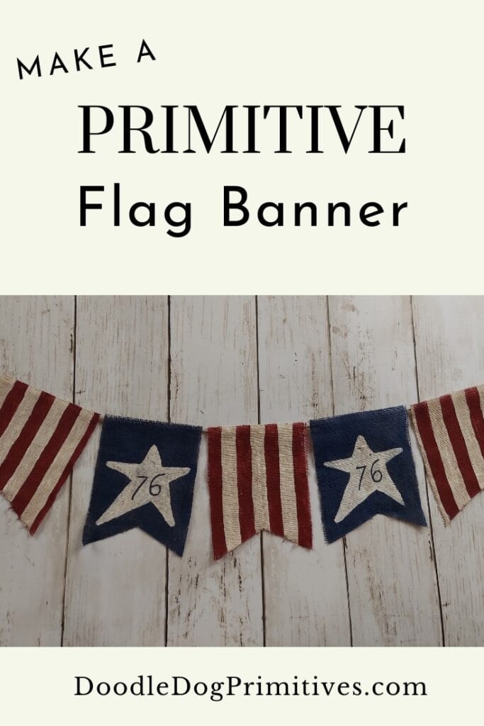 primitive flag banner 