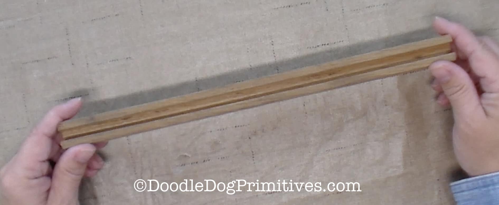 Make & Use a Proddy Stick for Rug Hooking DoodleDog Primitives