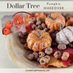 Dollar Tree Pumpkin Makeover